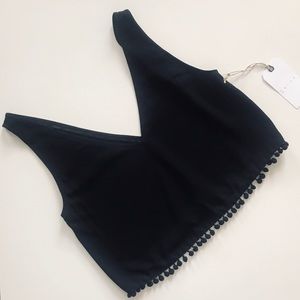 Leith Scallop Crop Top